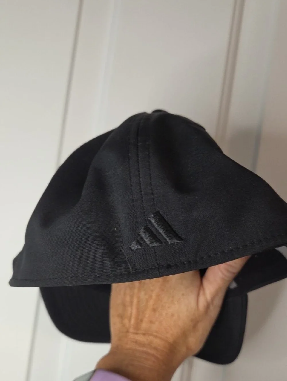 adidas Black Performance Baseball Cap with Subtle Logo